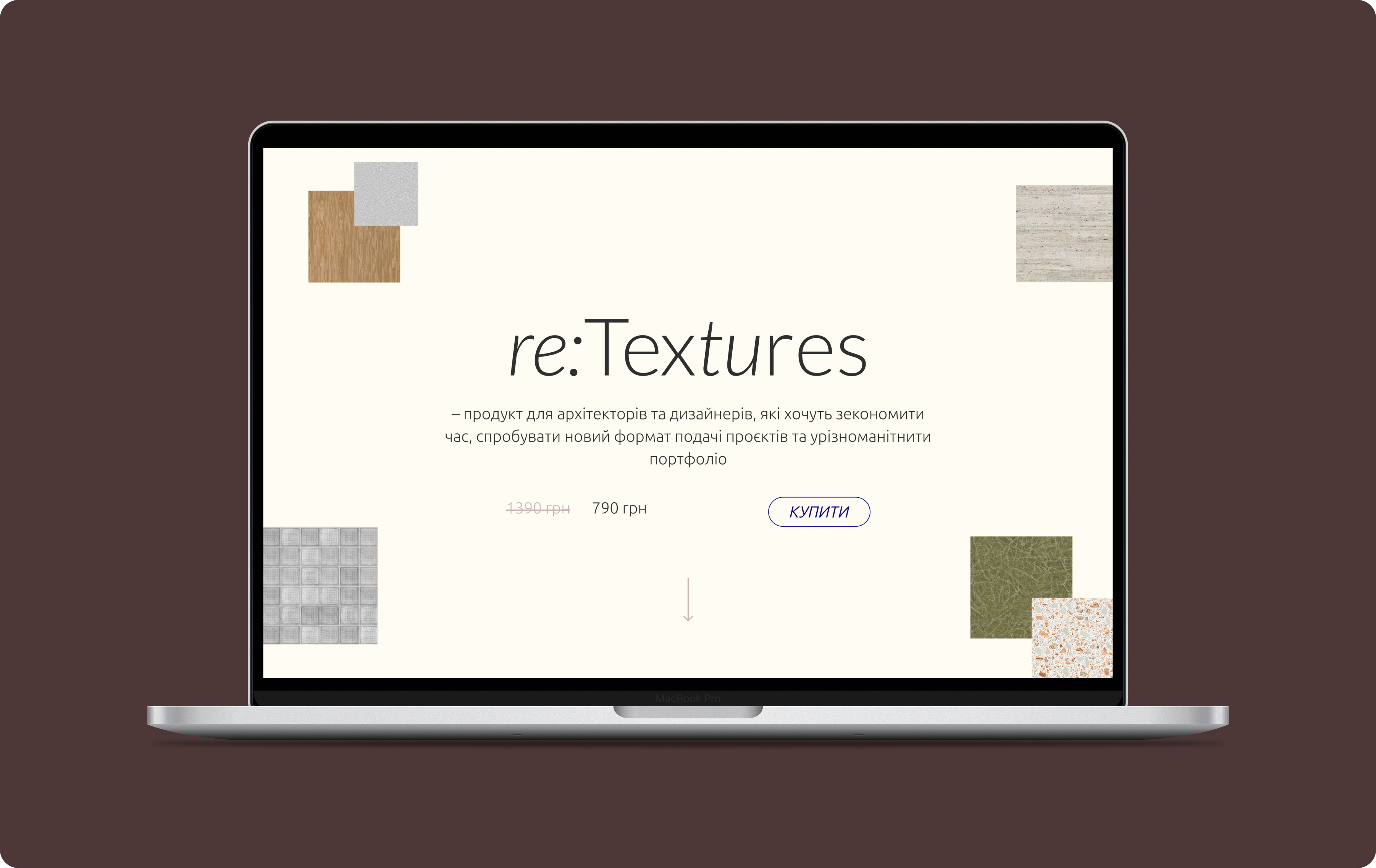 Anders brand wordmark in white placed on top of an image of a modern interior design.